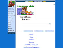 Tablet Screenshot of languagearts.mrdonn.org